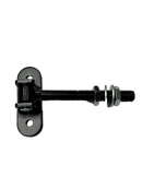 Black Galvanized Adjustable Gate Hinge With Long Bolt Nut-1