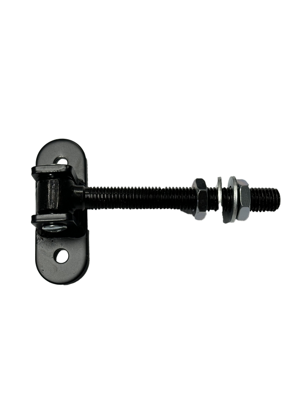 Black Galvanized Adjustable Gate Hinge With Long Bolt Nut