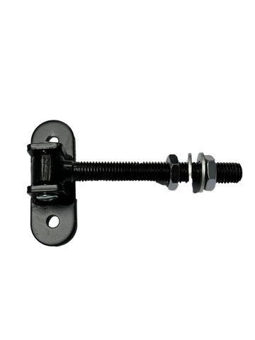 Black Galvanized Adjustable Gate Hinge With Long Bolt Nut