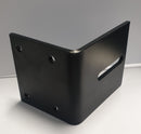 L-Angle Plate For Sliding Gate Catcher Bracket Powder Coated in Black-2