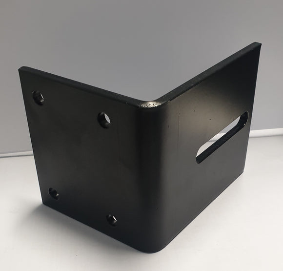 L-Angle Plate For Sliding Gate Catcher Bracket Powder Coated in Black