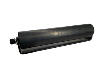 Sliding Gate Black Guiding Nylon Roller 300mm x 40mm dia. With External Bracket