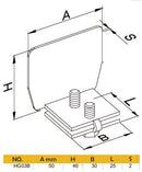 Hanging Door Track End Cap (Medium)-2