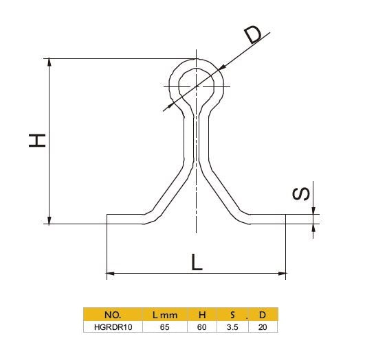 20mm U track to be cemented, 3 Meter