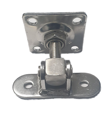 Stainless Steel Adjustable Gate Hinge with Square Plate