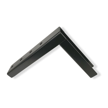 L Bracket Powder Coated Black For Guiding Rollers