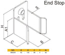 Galvanized Steel Gate Catcher for the Closing End-2