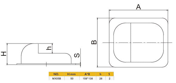 Swing Gate Galvanized Steel Driveway Bolt-on Ground Stopper