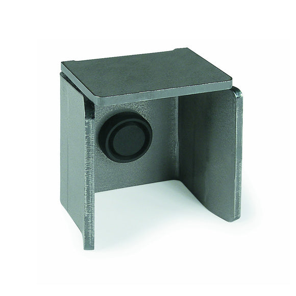 Sliding Gate Closing Catcher 43mm Black Steel