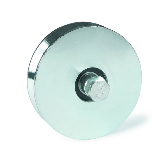 Sliding Gate Galvanized Steel 16mm U Groove Single Bearing 88mm Wheel With Axle Bolt