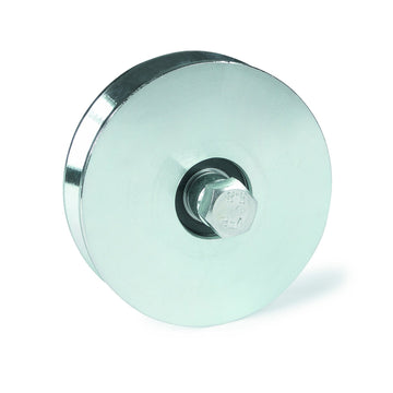 Sliding Gate Galvanized Steel 16mm U Groove Single Bearing 88mm Wheel With Axle Bolt