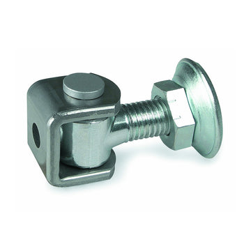Swing Gate Adjustable Weld-on Hinge With Retaining Nut M24