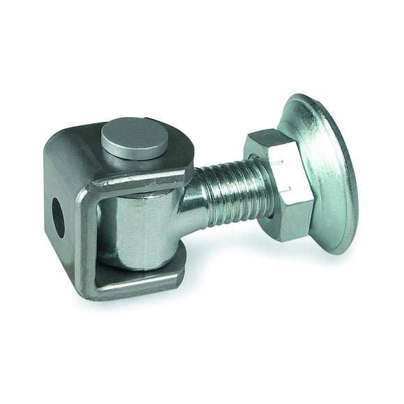 Swing Gate Adjustable Weld-on Hinge With Retaining Nut M24