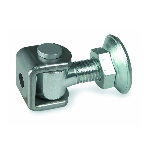 Swing Gate Adjustable Weld-on Hinge With Retaining Nut M18