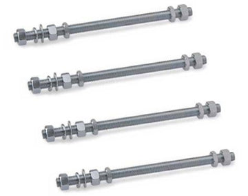 Set Of 6 Threaded Rods For Fixing Support Cantilever Gate Carriages XL