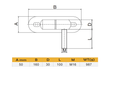 Swing Gate Adjustable bolt-on Hinge M16