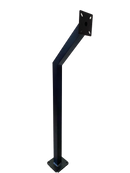 Single Black Gooseneck Aluminium Pedestal / Post-1