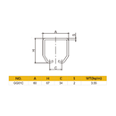 Hanging Door Roller Track (Large)-2