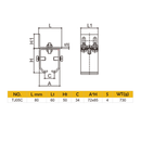Hanging Door Rail Wall Fixing Bracket (Large)-2