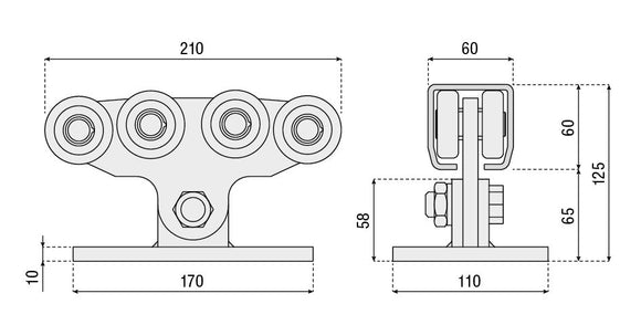 Cantilever Sliding Gates Complete Kit M