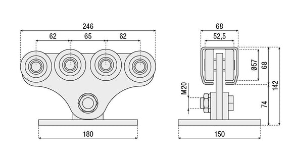 Cantilever Sliding Gates Complete Kit XM